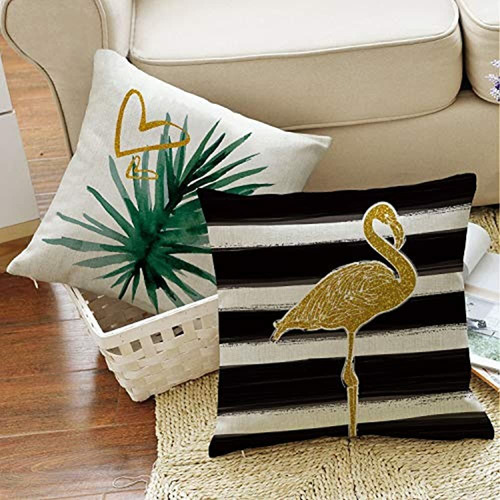 Avoin Colorlife - Funda De Almohada Con Diseño De Rayas De A