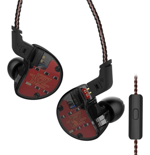 Auriculares In Ear Kz Zs10 Monitores Hibridos 5 Vias Driver