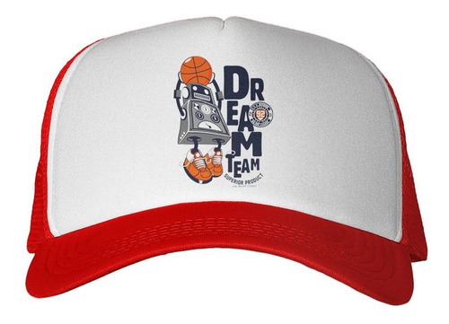 Gorra Basquet Robot Equipo Pelota