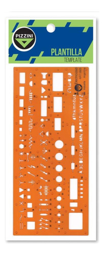 Plantilla Flexible Pizzini Técnico 5805 Figura Electricidad