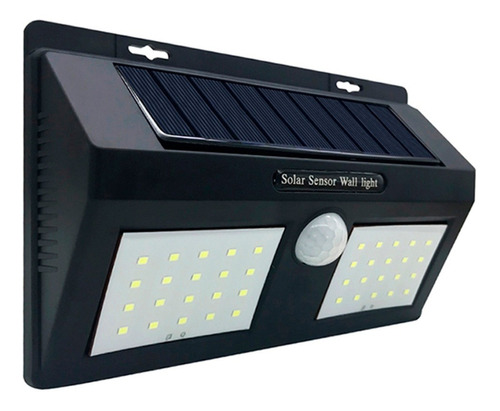 Lampara Solar De Pared Doble - Luz Potente Fija