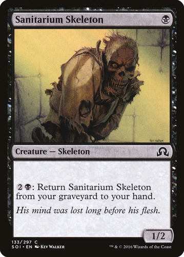 Mtg Sanitarium Skeleton X4 Playset Shadow Over Innistrad