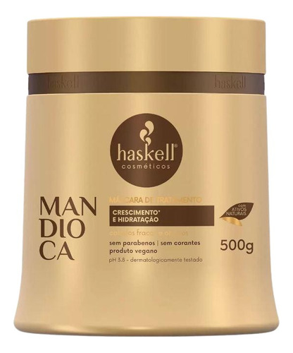 Kit Hakell Mandioca 500 Ml - 3 Itens