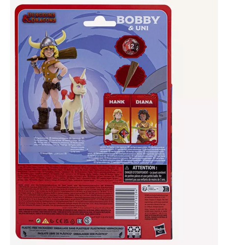 Figura De Acción Dungeons & Dragons Bobby Y Uni - Hasbro
