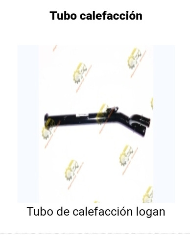 Tubo De Calefacción Metálico Renault Logan Sandero 