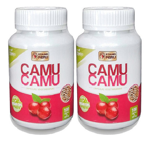 Camu Camu Orgánico, Cápsulas Veganas X 2 Frascos