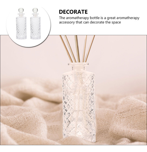 Botellas De Vidrio Aromático Decorativas Para El Hogar, 2 Pi