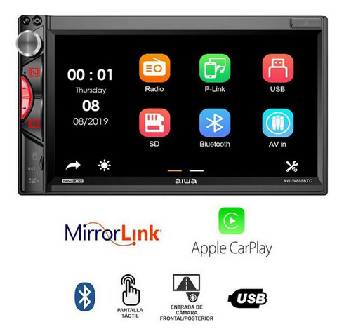 Radio 01 Doble Din Smart Peugeot Bipper