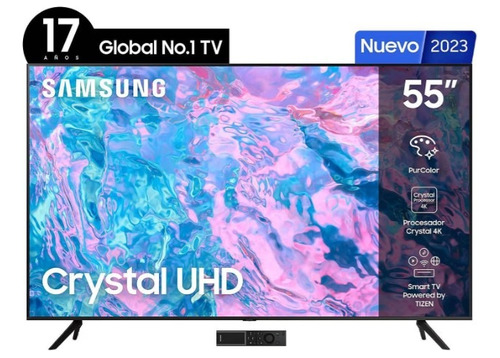 Pantalla Led Samsung 55  Ultra Hd 4k Smart Tv Un55cu7000fxzx