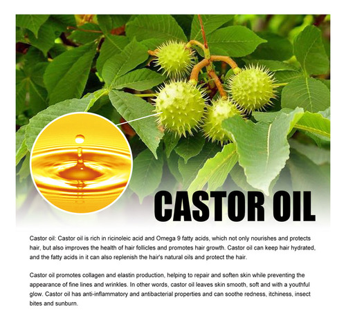 - Aceite De Ricino Castor Oil Natural Puro Y Orgánico,