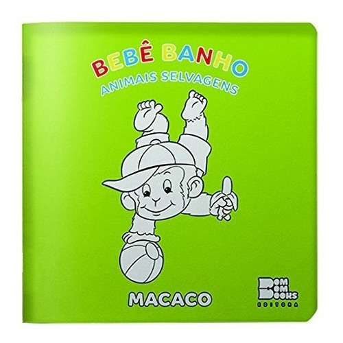 Livro Bebe Banho Que Muda De Cor - Animais Selvagens