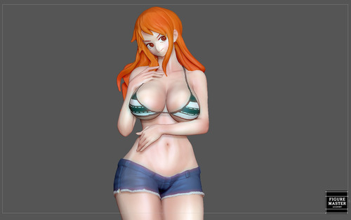 Imagen 3 de 4 de Nami Statue One Piece Anime Sexy Gi(figuras De Plastico)