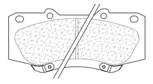 Pastilla De Freno Toyota ---hilux (reforma) 2.4 - 2.8 Dx-std