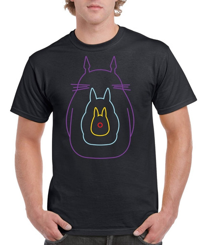 Playera My Neon Neighbors Mi Vecino Totoro Anime Manga A1186