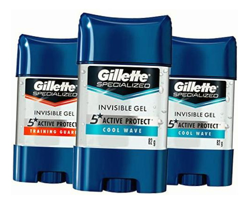 Gillette Antitranspirante Cool Wave 2 Unidades De 82 G C/u