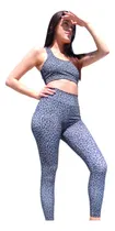Comprar Conjunto Top Y Calza Sublimado Animal Deportivo Mujer Yakka