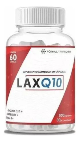 Laxq10 60 Capsulas Natural Formula Avançada Sabor Sem Sabor Sem Sabor
