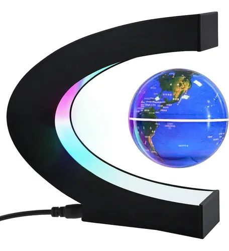 comprar Globo Terráqueo Marca Dcaut \u002F Flotante \u002F Iluminado \u002Fazul