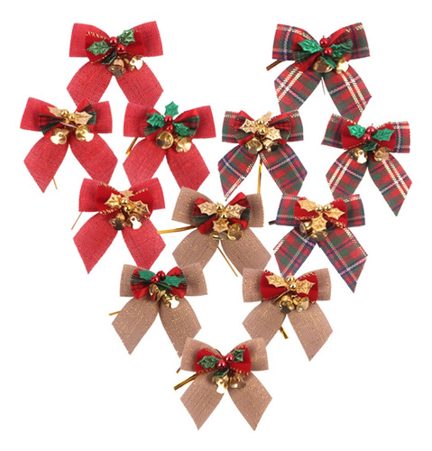 Lazo De Navidad Con Lazo De Hierro Y Campanas De Hierro, 15