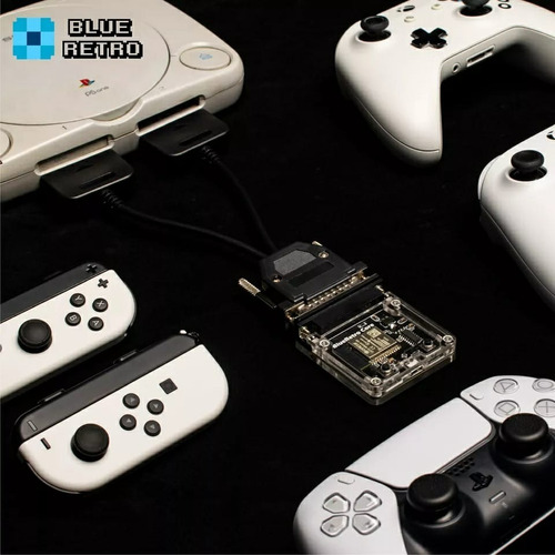 Adaptador Ps2 Ps1 2 Controles Blueretro Core Bluetooth