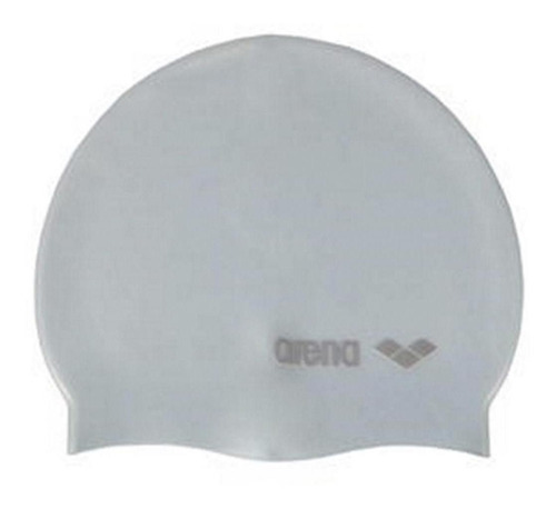 Gorro de natación de silicona para adultos con logotipo clásico de Arena, color azul claro