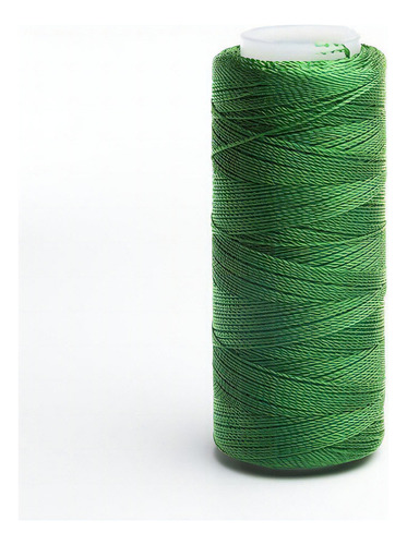 Caja 6 Pzs Hilo Crochet Nylon Sedificado Selanusa Color Verde Fuerte