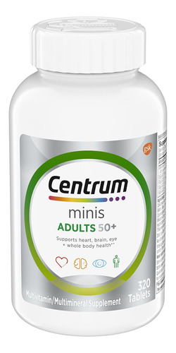 Centrum Minis Silver Multivitamnico Para Adultos 50 Plus, Su