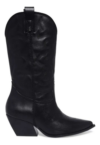 Bota Feminina Santa Lolla Western Couro Cano Médio Original