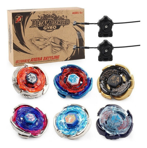 Beyblade De 6 Piezas Para Niños Playset Fighting Beyblade