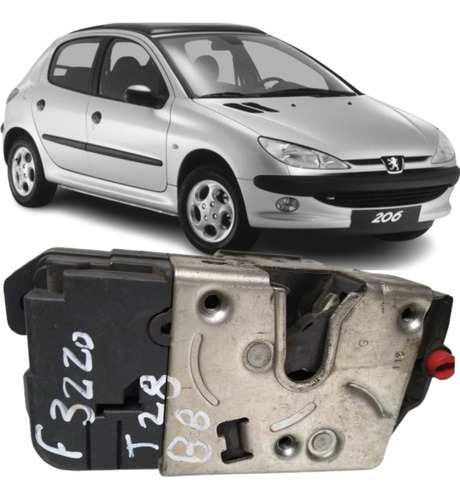 Fechadura Traseira Esquerda Peugeot 206 207