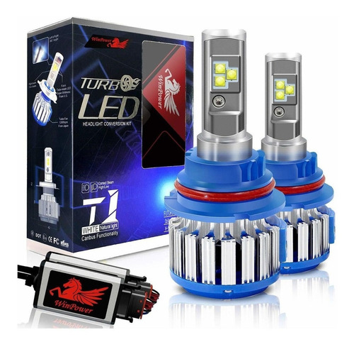 Win Power 9007 Bombilla Led Para Faros Delanteros Kit De Con