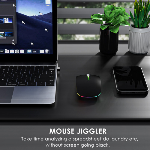 Mouse Jiggler Antihibernate Con Movimiento Automático Y Curs