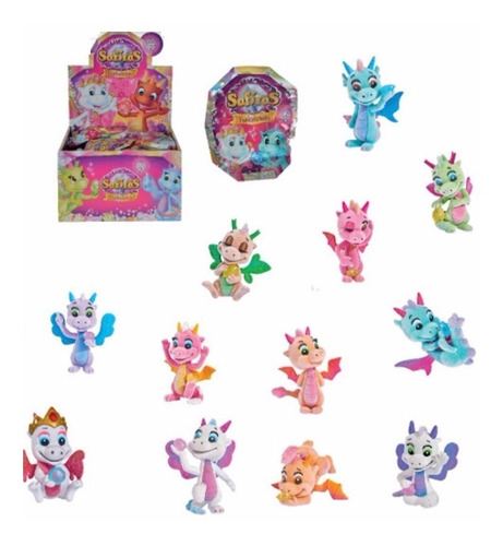 Safiras Figuras Sorpresa Dragones Alados Bolsa Wab Educando