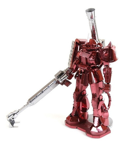 Imagen 2 de 5 de Leo Rompecabezas De Metal En 3d Gundam Anime Robot