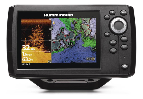 Buscador De Peces Humminbird Helix 5 Chirp Di Gps G3 Color Tft Mapas Precargados Incluidos