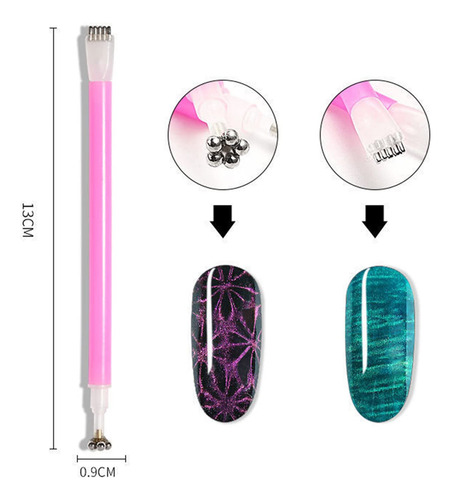 Juego De 15 Imanes De Uñas Silpecwee Esmalte De Gel Color Nombre Del Diseño