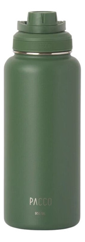 Garrafa Térmica Hydra V2 950ml Verde Militar - Pacco