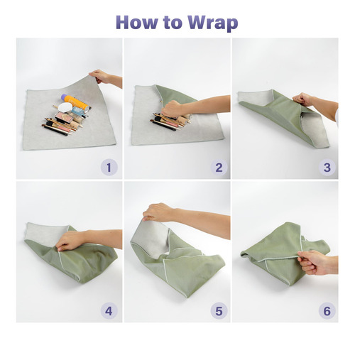 Bolsa De Maquiagem Magic Cloth Walking Way Autoadesiva Trave