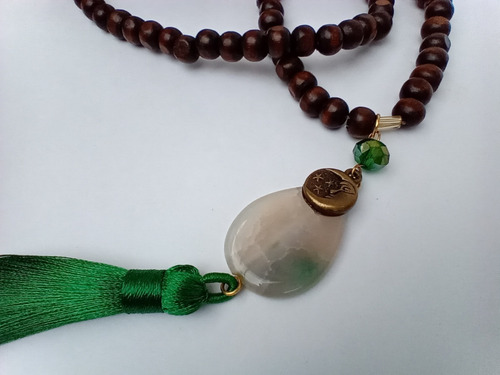 Imagen 7 de 8 de Japa Mala Meditación Kit Rosario Tibetano + Salvia + Vela