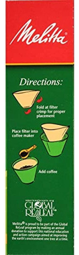 Melitta Cone Coffee Filters Natural Brown No 4 100count Filt