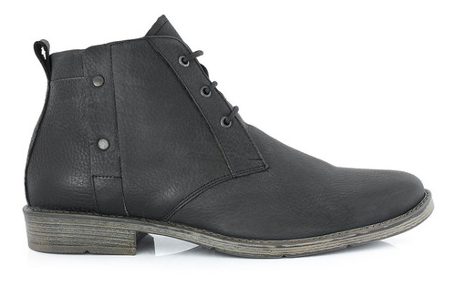 Borcego Hombre Cuero Briganti Bota Casual Zapato Taco Cadiz