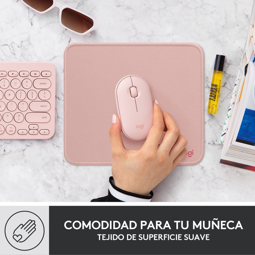 Padmouse Logitech Studio Series Rosado 23x20cm - Revogames