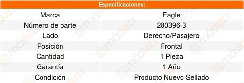 Soporte Motor Volkswagen Beetle L4 1.8l 14_18 Eagle 6392416