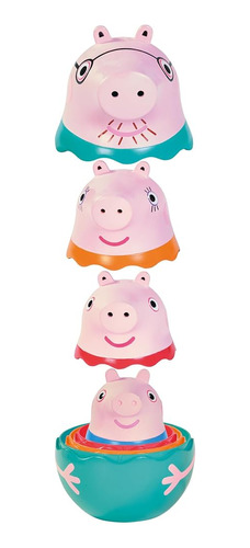 Toomies Tomy Grow With Peppa Pig - Peppas Nesting Family - N