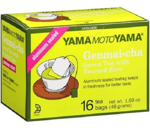 Yamamotoyama Genmai-cha Té Verde 32g (16 Bolsas 2g)