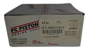 Pistones Ford Fiesta 1.6 Standar Todos Pc Pistons 
