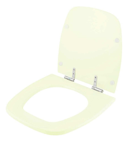 Assento Sanitário Soft Close Angra Bege Claro P/ Vaso Logasa