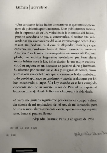 Diarios: Nueva Edición, Alejandra Pizarnik (Usado)