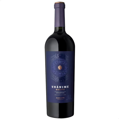Vino Unánime Gran Tinto Blend + Malbec Mascota Vineyards X2