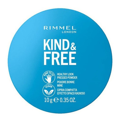 Imagen 2 de 6 de Polvo Compacto Rimmel Kind & Free Apto Vegano